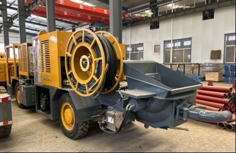 Flexible rociado de hormigón húmedo de hormigón caliente robot de alto rendimiento para culverts