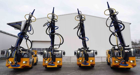 Máquina robot de hormigón proyectado húmedo eficiente, avanzada y fiable para proyectos de túneles y taludes