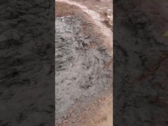 fish pond dredging and solidification video from China